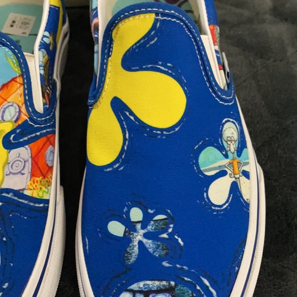Vans Classic slip on Sponge Bob square pants limited edition colaboración - Picture 7 of 15